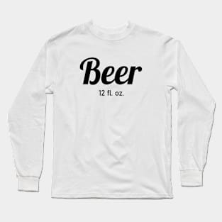 Generic beer label Long Sleeve T-Shirt